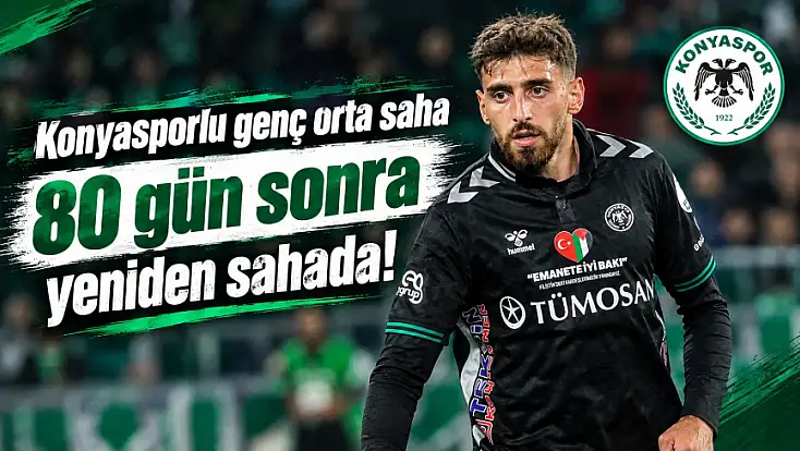 Slovenya kampında kaburgası kırılmıştı! Konyaspor'da genç isim sahalara döndü