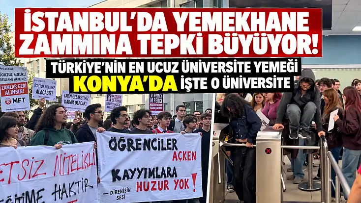 Türkiye'nin en ucuz yemeği Konya'da! İşte o üniversite...