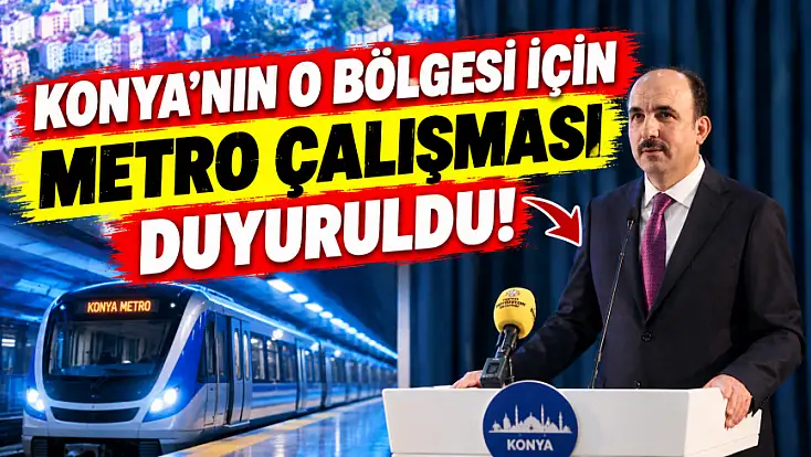 Öğrencilerle buluşan Başkan Altay, Konya'da metro çalışmasına dikkat çekti!