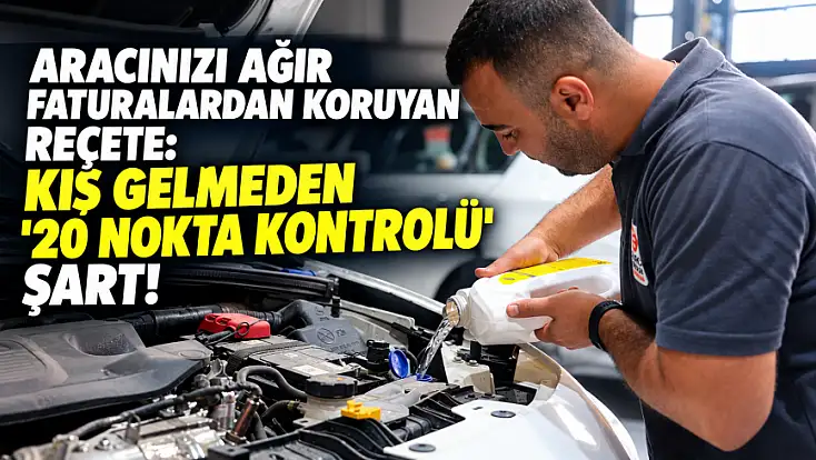 Uzmanından aracınızı kışa hazırlayın uyarısı: Bakım yapılmazsa maliyeti 4 katına çıkabilir!
