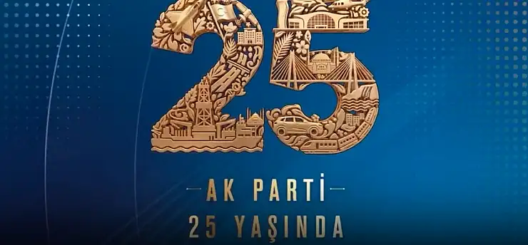 AK Parti'nin '25'inci yıl' logosu dikkat çekti