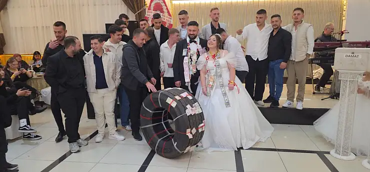 Damada altın yerine tır lastiği taktılar
