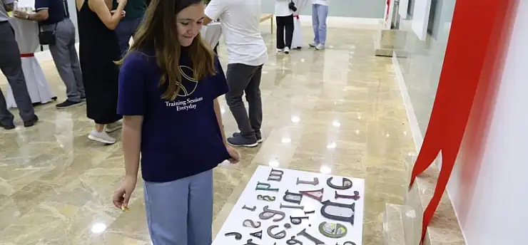 Harfler sanata dönüştü