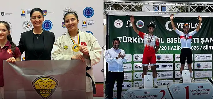 Konya Büyükşehir'den iki branşta büyük başarılar!