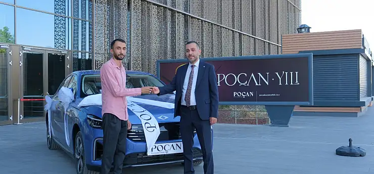 Konya'da Poçan Yılı'nda TOGG T10F sahibini buldu!