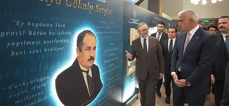 Ziya Gökalp'in fikri mirası doğumunun 150. yılında Milli Kütüphane'de