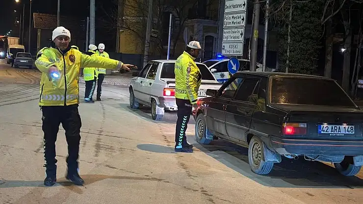 Ereğli'de yılbaşında polisten sıkı denetim