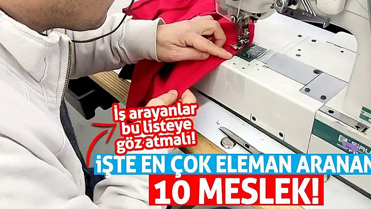 İş arayanlar bu listeye göz atmalı! İşte en çok eleman aranan 10 meslek!