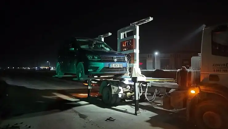 Konya'da polisten kaçmanın bedeli ağır oldu!