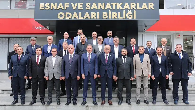 Kalaycı'dan Konya Esnaf ve Sanatkarlar Odaları Birliği ziyareti
