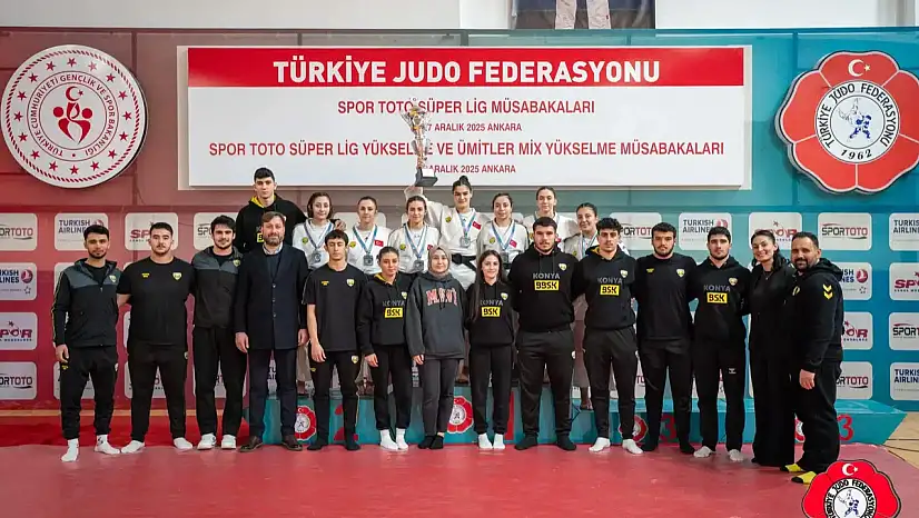 Konya Büyükşehir Belediyespor Judo Takımı Süper Lig'de tarih yazdı