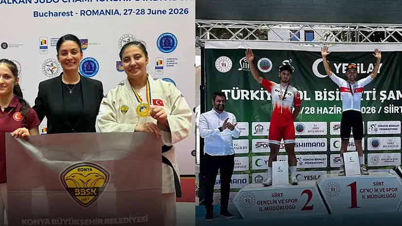Konya Büyükşehir'den iki branşta büyük başarılar!