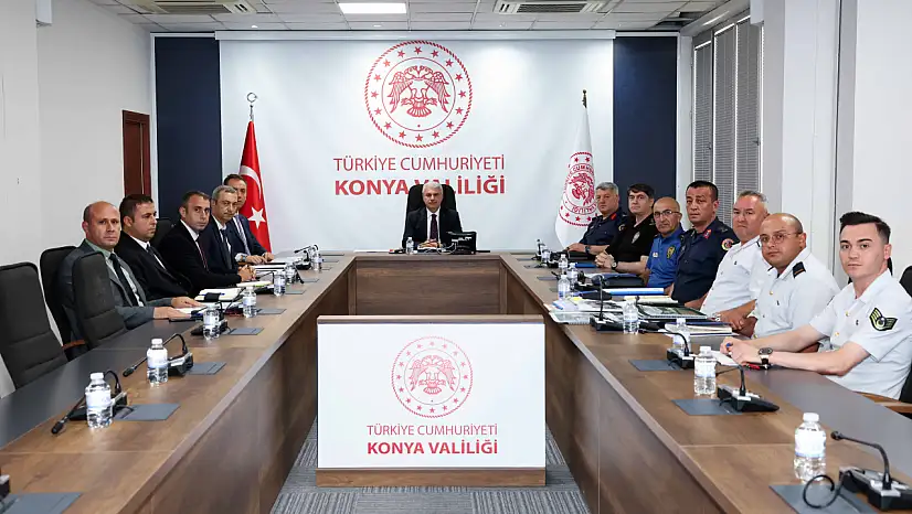 Konya'da dev yatırımlar masaya yatırıldı! Vali Akın başkanlığında gerçekleştirildi