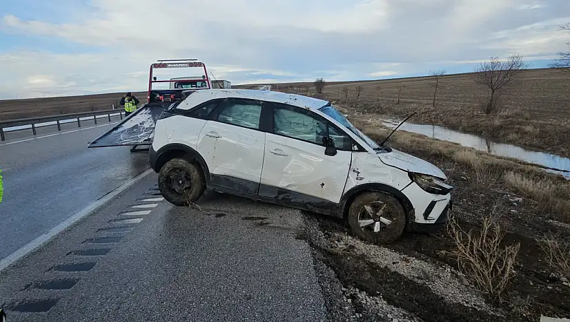 Konya'da fırtına kazaya neden oldu: 2 yaralı!