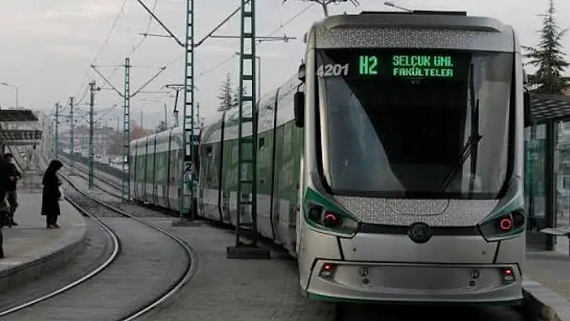 Konya'da tramvaylar 9 gün boyunca o duraklara uğramayacak!