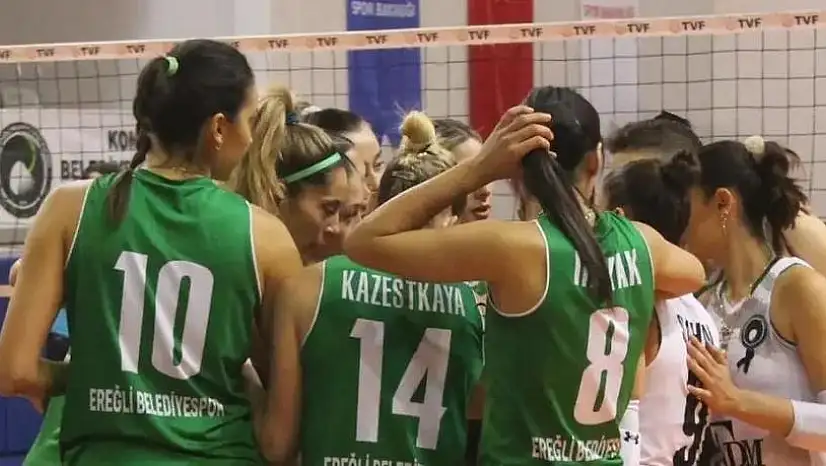 Konya ekibi Ereğli evinde set alamadı! 0-3