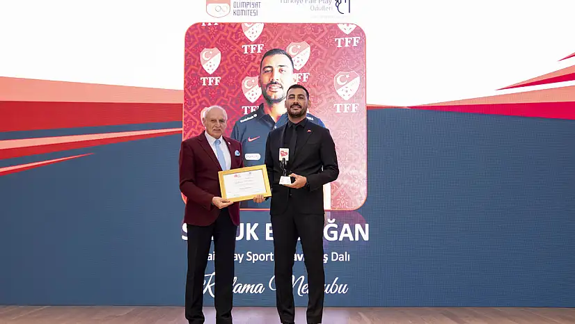 Konyalı milli takım teknik direktörüne fair-play ödülü