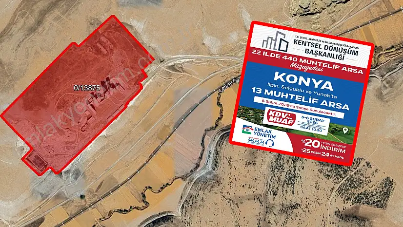 Listede Konya'da var! TOKİ arsa satışı yapacak… Alan kazanacak