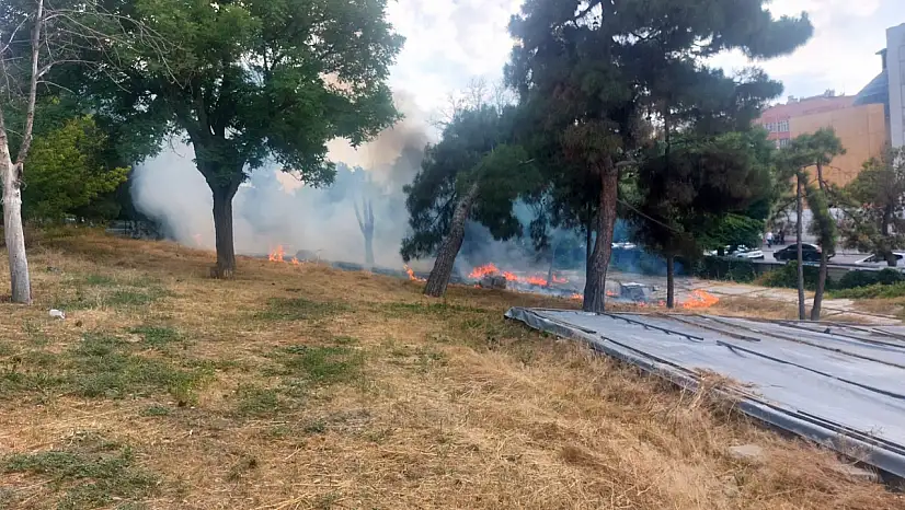 Son dakika: Konya Alaaddin Tepesi'nde yangın paniği! Bölgeye çok sayıda ekip sevk edildi
