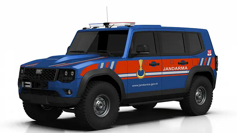 Türkiye'nin ilk yerli ve milli zırhlı SUV aracı TULGA 4x4 göreve başladı