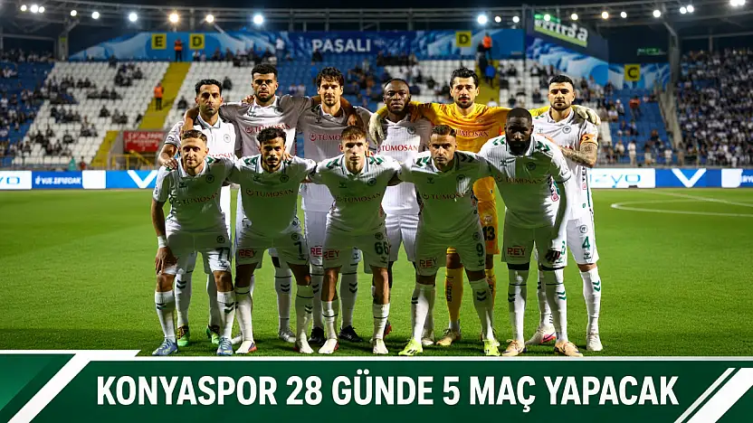 Anadolu Kartalı yoğun mesaide: Konyaspor'un zorlu fikstürü başlıyor