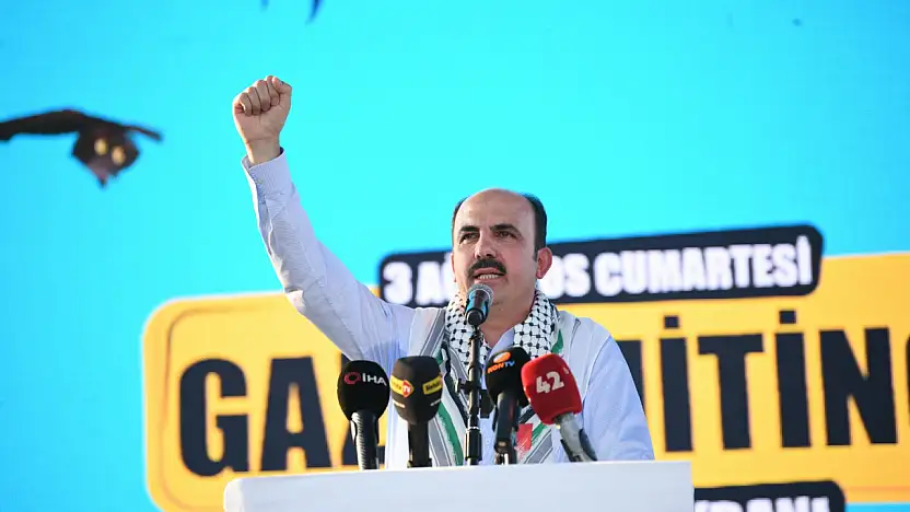 Başkan Altay, Gazze için sessiz kalmadı: Özgür Filistin asla yalnız değildir!