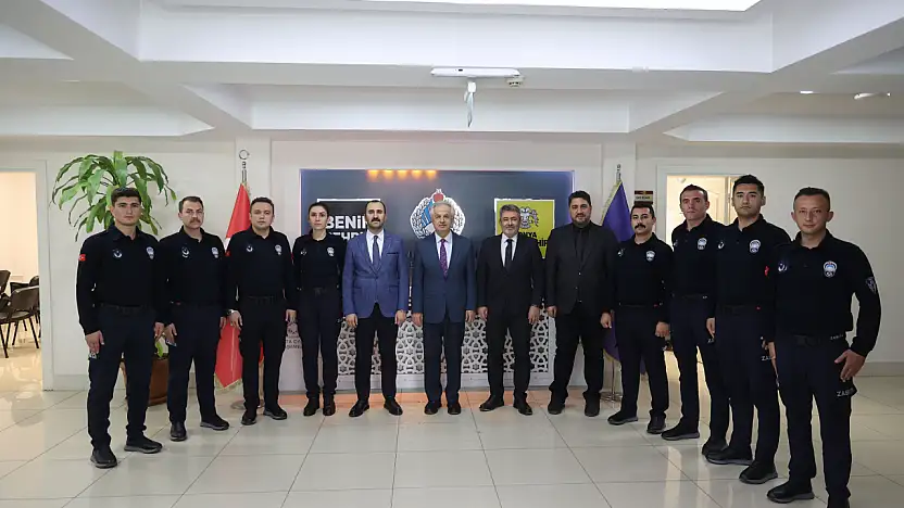 Büyükşehir Zabıta Teşkilatında Görevde Yükselme Töreni