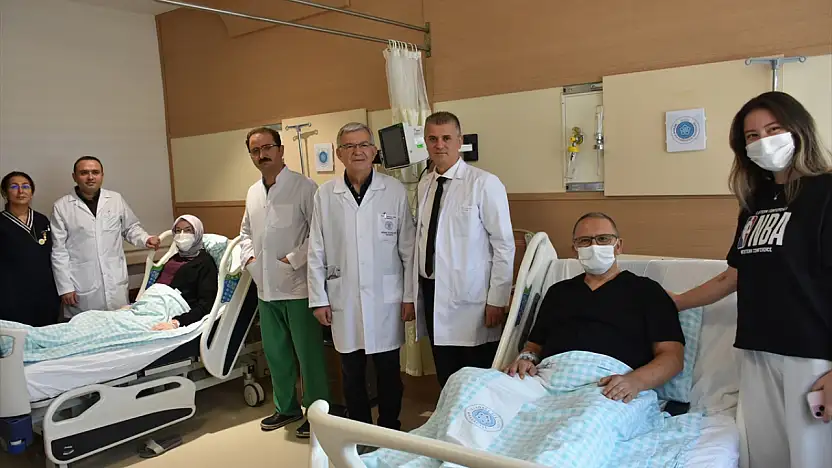 Diyaliz bitti kardeşlik başladı: Konya'da örnek çapraz nakil!