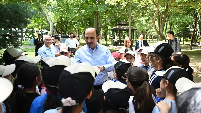 KOMEK ve Kur'an Kursu öğrencileri doyasıya eğlendi! Başkan Altay da katıldı