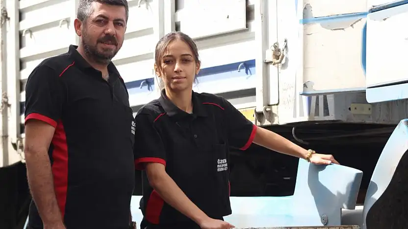 Konya'da 17 yaşındaki genç kız sanayide ezber bozuyor!