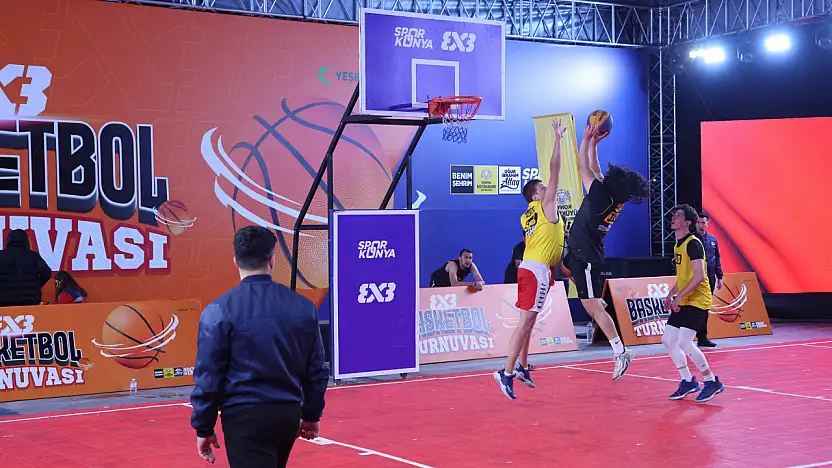 Konya'da 3x3 Basketbol heyecanı sona erdi! Şampiyon belli oldu