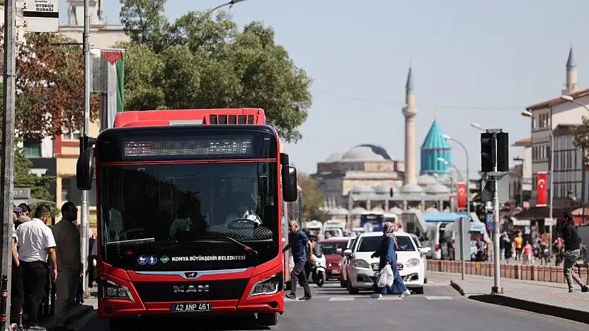 Konya'da 66 otobüs hattının güzergahı değişiyor! Bu tarih ve saatlere dikkat...