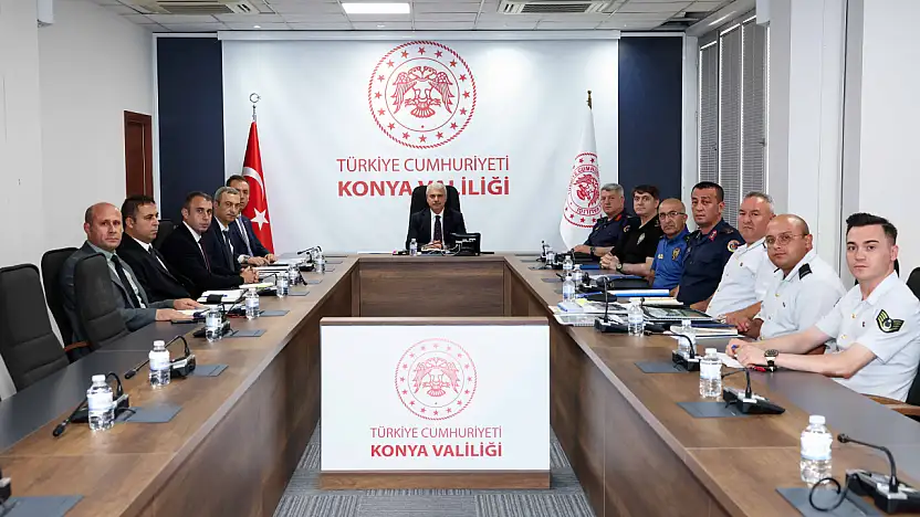 Konya'da dev yatırımlar masaya yatırıldı! Vali Akın başkanlığında gerçekleştirildi