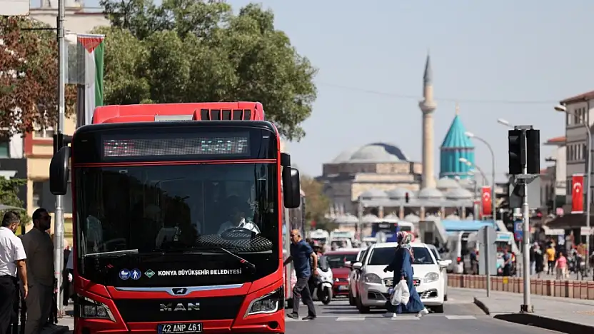 Konya'da en çok kullanılan otobüslerin güzergahı değişiyor!