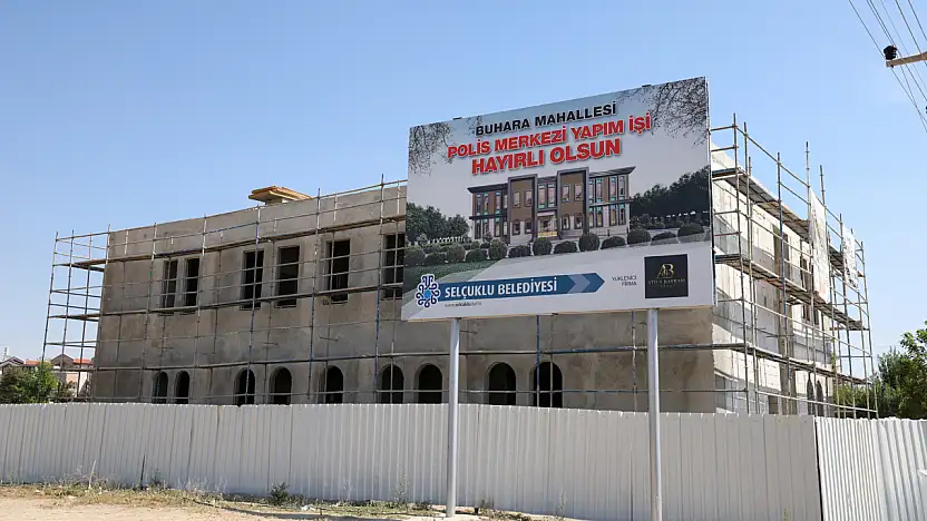 Konya'da güvenliğe önemli yatırım! Yeni polis merkezi yükseliyor