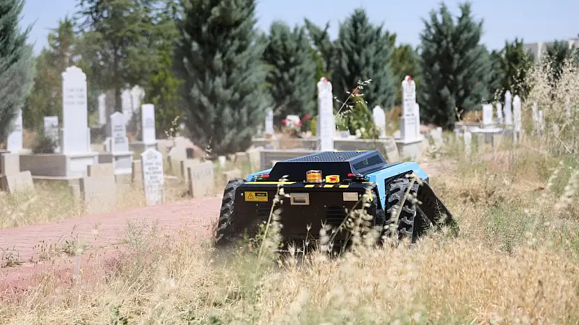 Konya'da mezarlıklarda robot dönemi! Çalışmalar 4 kat hızlandı