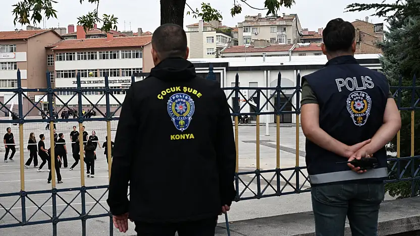 Konya'da okul çevrelerinde dikkat çeken bilanço! 9 kişi yakalandı
