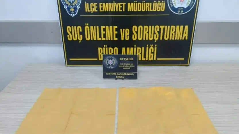 Konya polisinin gözünden kaçmadı! Zehri saklamaya çalıştılar
