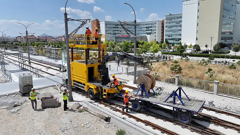 Konya'da Şehir Hastanesi tramvay hattında son aşama: Test sürüşleri yaklaşıyor!