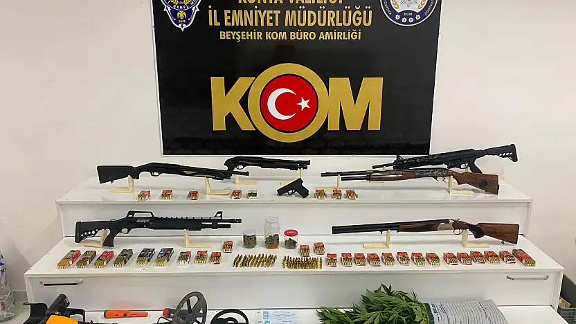 Konya'da tefecilere darbe! 11 adrese eş zamanlı baskın