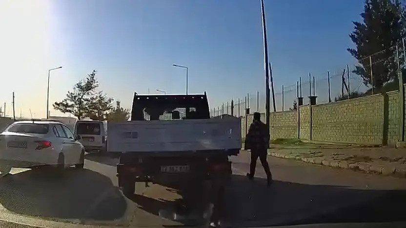 Konya'da trafik magandası kamerada! Faturası ağır oldu