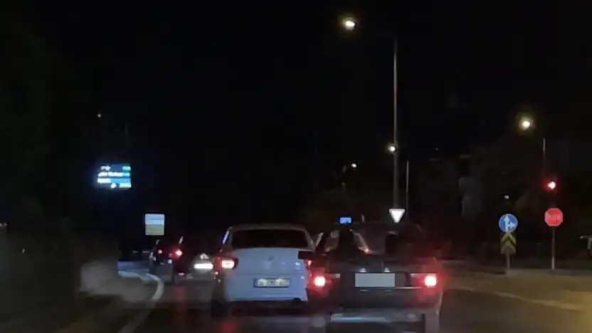 Konya'da trafikte dehşet saçan sorumsuzluk! İnsanların canını hiçe saydı
