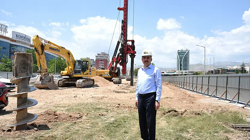 Konya'da tramvay yeraltına iniyor! Dev proje trafiğe nefes aldıracak!