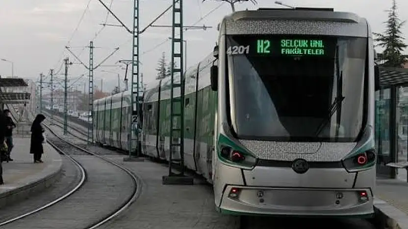 Konya'da tramvaylar 9 gün boyunca o duraklara uğramayacak!