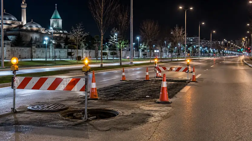 Konya'da ulaşıma gece düzenlemesi: Bu listeye bakmadan trafiğe çıkmayın!