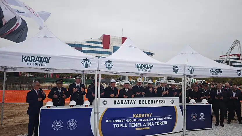 Konya'da vatandaşın güvenliği için 2 önemli yatırım! Temelleri atıldı