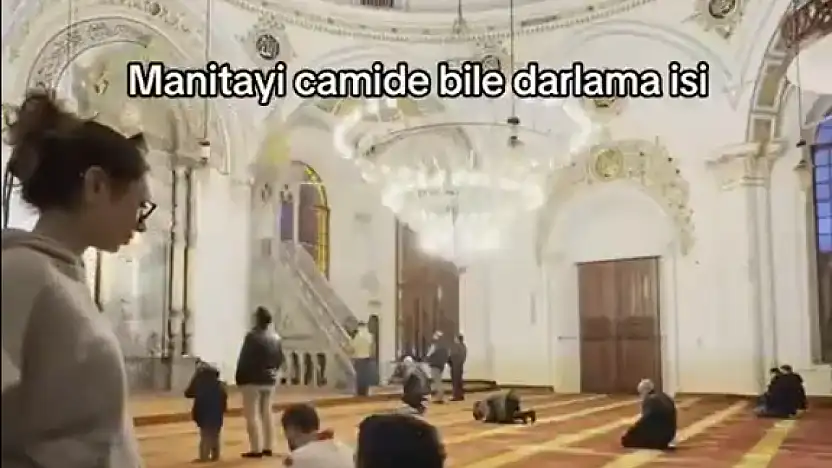 Konya'daki tarihi camide büyük saygısızlık! Bu görüntüler sosyal medyayı salladı!