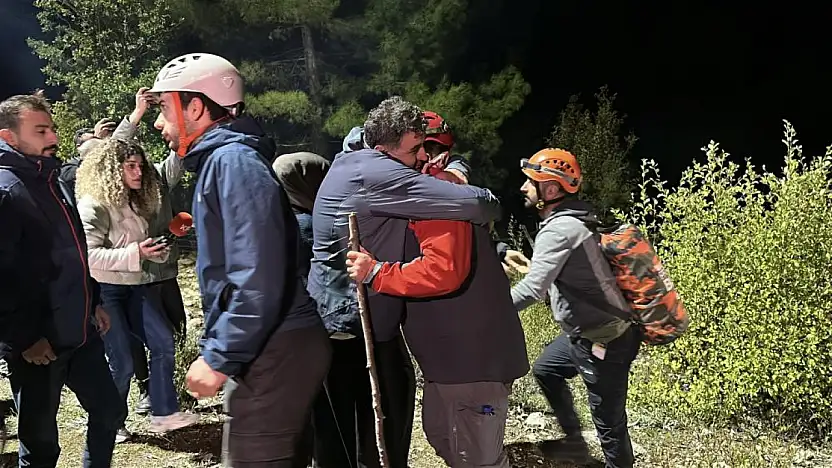 Konya'dan da ekipler katıldı: Kanyondaki kurtarma anları ortaya çıktı!