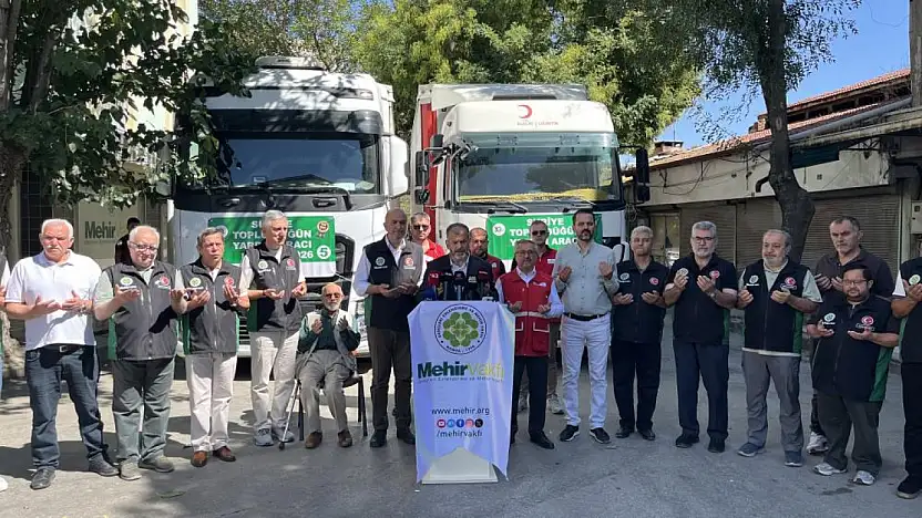 Konya'dan Suriye'ye 3 tır dolusu yardım! 45 milyon liralık çeyiz desteği yola çıktı
