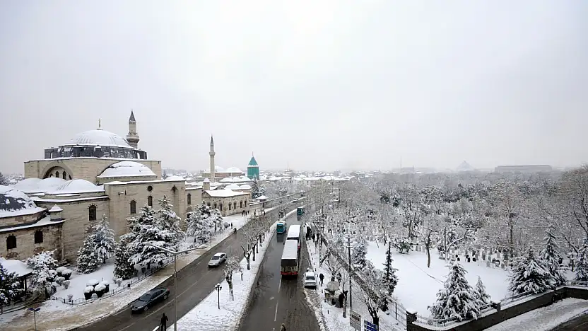 Konya finali karla yapacak! 14 ilçeye 'sarı' kodlu uyarı geldi